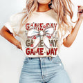 Baseball Coquette Game Day Baseball Retro Baseball Bow Baseball Mom Baseball Mama Shirt Tis Season T-Shirts