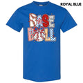 Baseball Crazy Pattern Gildan Short Sleeve 'NLB' T-Shirts