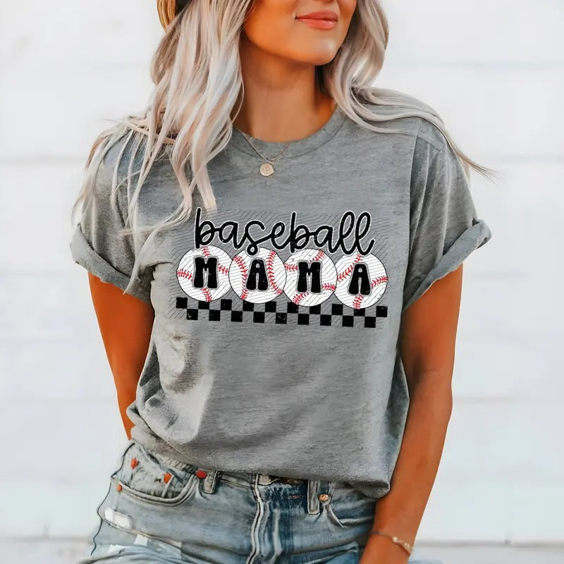 Baseball Mama Bella Canvas T-Shirts
