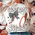 Baseball Mama Baseball Coquette Bow Baseball Mom Retro Baseball Game Day Sports T-Shirts