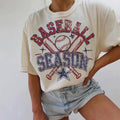 Baseball Season Retro Checkered Baseball Funny Baseball Baseball Lover Game Day T-Shirts