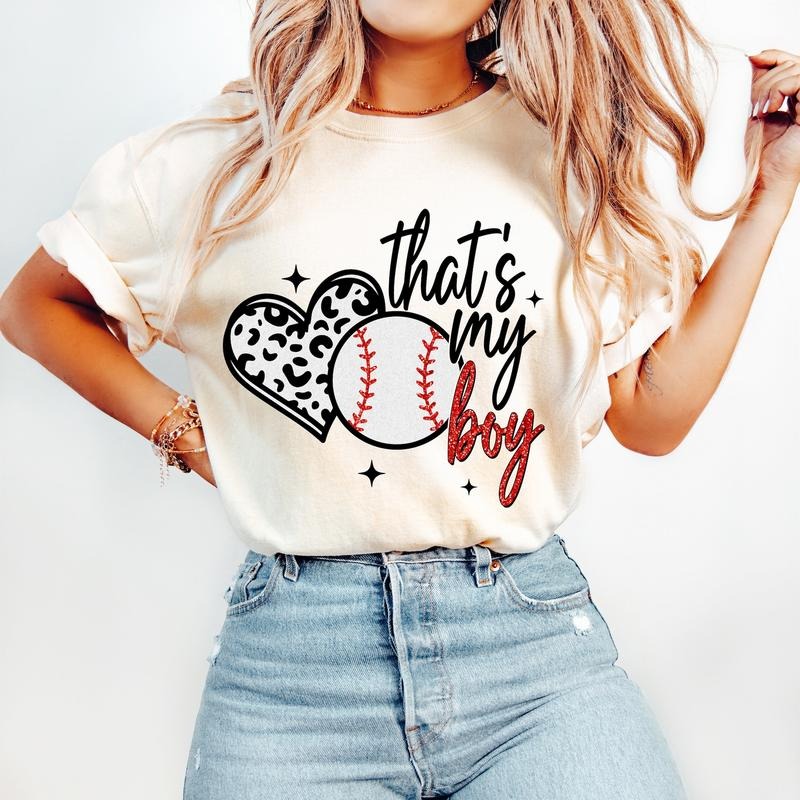 Baseball Baseball Mom Baseball Mama Thats My Boy T-Shirts