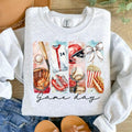 Baseball Classic Game Day Baseball Coquette Baseball Bow Mama Brushstroke Baseball Shirt T-Shirts