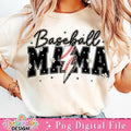 Baseball Varsity Lightning Baseball Baseball Retro Baseball Shirt Baseball Mama T-Shirts
