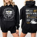Basgiath War College 2 Sided Shirt Fourth Wing Riders Quadrant Dragon Rider Fourth Wing Long Sleeve Dragon T-Shirts