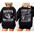 Basgiath War College 2 Sided Fourth Wing Dragon Fantasy Reader Shirt Bookish Dragon Rider T-Shirts