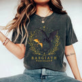 Basgiath War College Shirt Distressed Fourth Wing Iron Flame Tairn Violet Sorrengail Bookish Shirt Reading Shirt T-Shirts