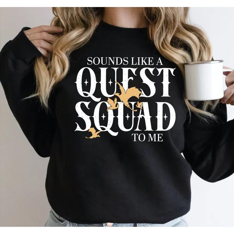 Basgiath War College Fourth Wing Quest Squad Ridoc Dragon Rider Shirt Rebecca Yarros Fourth Wing Violet Sorrengail T-Shirts