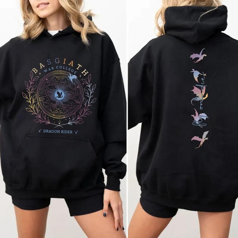 Basgiath War College Fourth Wing Shirts Empyrean Violet Sorrengail Fantasy Book Fourth Wing T-Shirts
