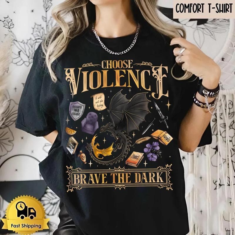 Basgiath War College Shirt Fourth Wing Shirt Dragon Rider Shirt Rebecca Yoros Fourth Wing Violet Sorrengail T-Shirts