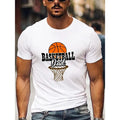 Basketball Short Sleeve Comfy Stretchy Summer Casual Daily Made USA T-Shirts