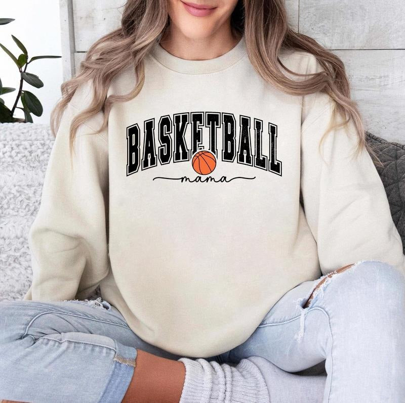 Basketball Mama Basketball Mom Game Day Shirt Basketball Mom Her T-Shirts