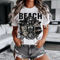Beach Babe Skeleton DTF Transfers THIS IS NOT SHIRT T-Shirts