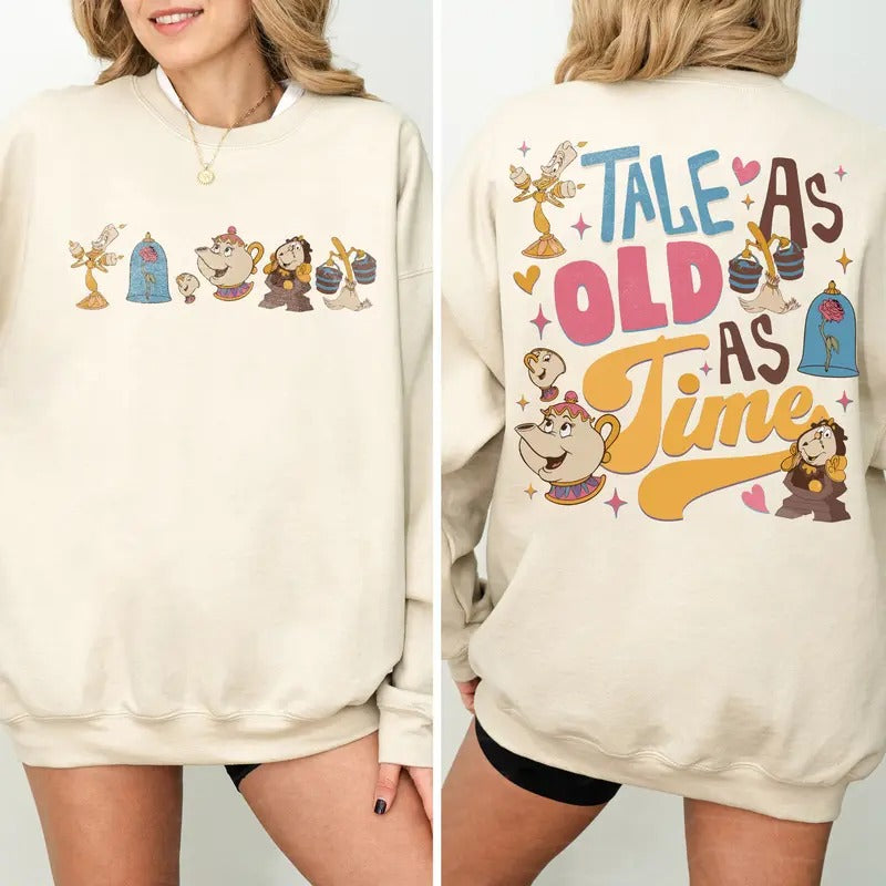 Beauty Beast Friends Belle Princess Shirt Tale As Old As Time WDW Magic Kingdom T-Shirts