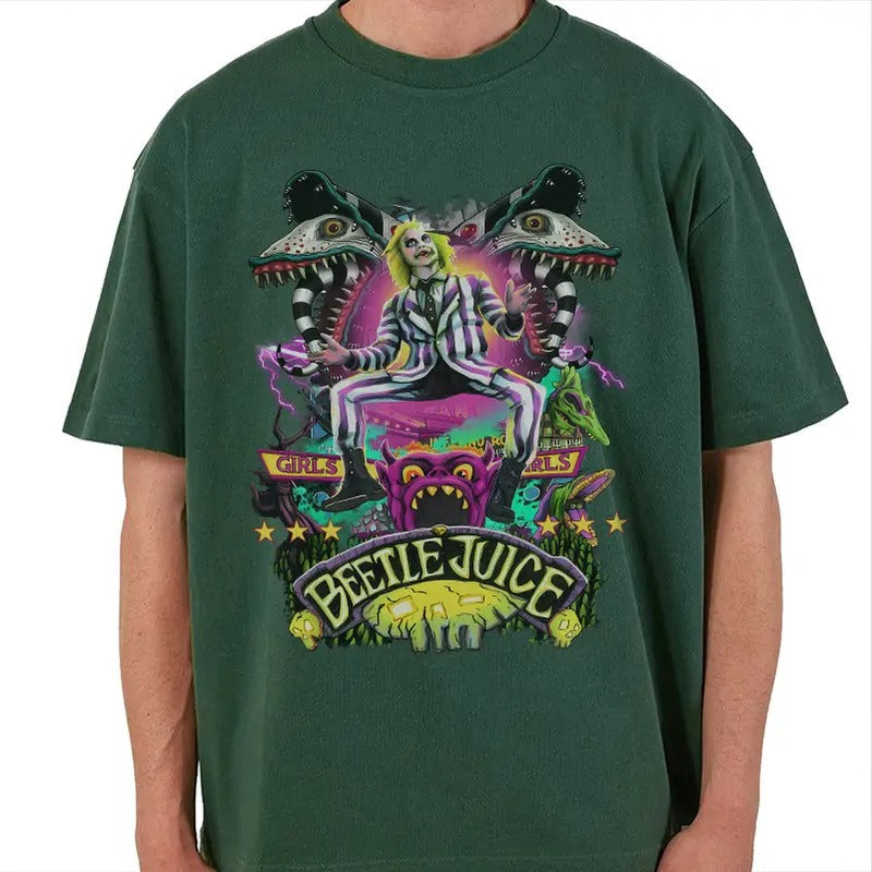 Beetlejuice 1988 Movie Shirt Vintage Horror Beetlejuice Shirt T-Shirts