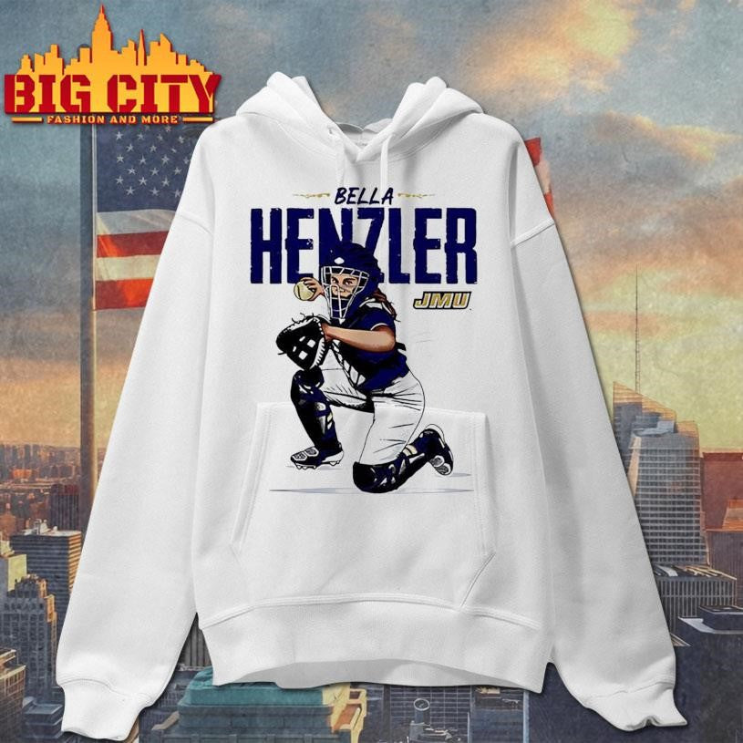 Bella Henzler JMU Softball NCAA Caricature Shirt