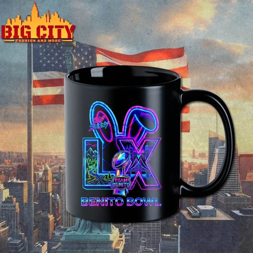 Benito Bowl LX Bad Bunny Neon T-Shirt