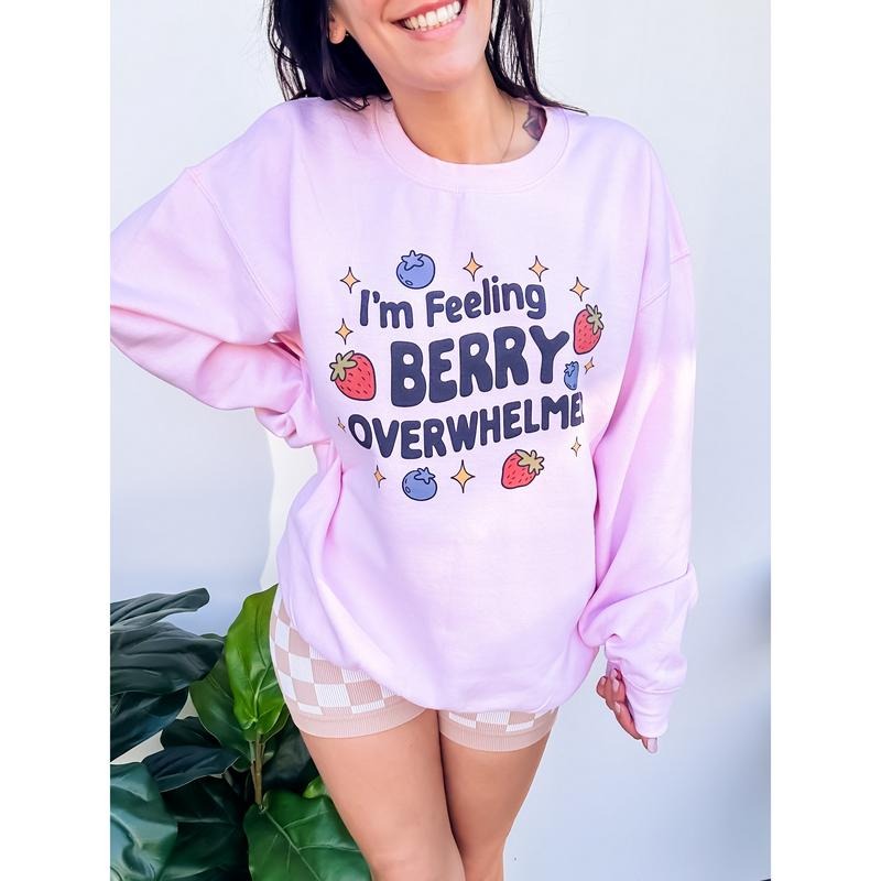 Berry Overwhelmed Top T-Shirts