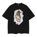 Berserk "Broken Guts" Heavyweight Vintage 100% Cotton Anime Casual Cotton Menswear Top Streetwear Tropical Black Baggy Loose T-Shirts