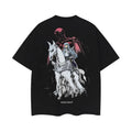 Berserk "White Knight Griffith" Heavyweight Vintage 100% Cotton Anime Menswear Top Vintage Shirt Crew Necks Casual Streetwear Black Baggy Tropical Loose T-Shirts