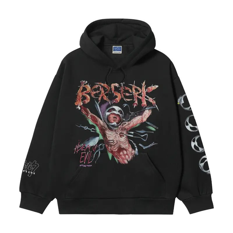 Berserk "Withered Griffith" Heavyweight Vintage Cotton Blend Classic Anime Menswear Tops T-Shirts