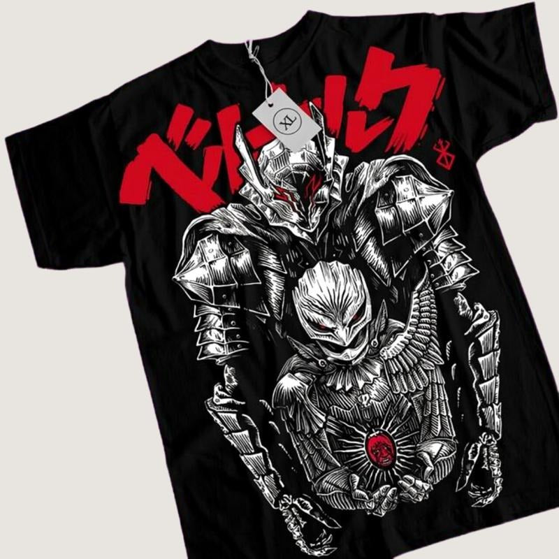 Berserk Anime & Guts Griffith Berserker Armor Anime Manga Lover Cotton Dragon T-Shirts