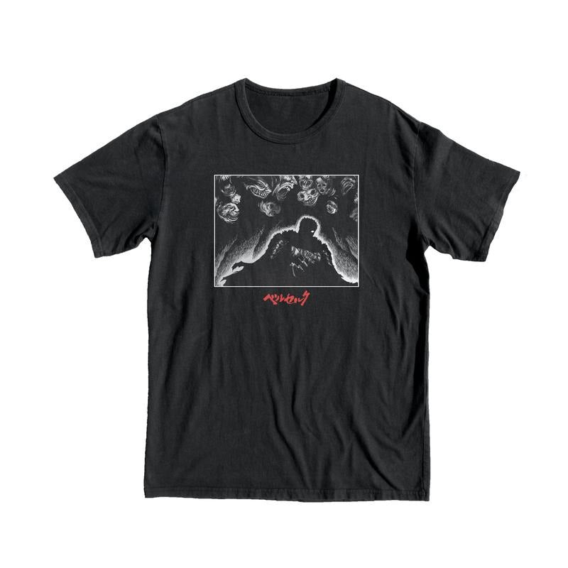 Berserk Monsters Anime Streetwear Menswear Top 3000 BC Clothes T-Shirts