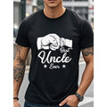 [Best Uncle Ever ] 100% Cotton Best Uncle Ever Crew Neck Soft Gym Friendly Funny Summer Shirt Made USA T-Shirts
