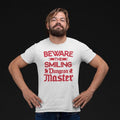 Beware Smiling Dungeon Master Shirt Nerdy Dm Funny Geek Tabletop Gamer Shirt T-Shirts