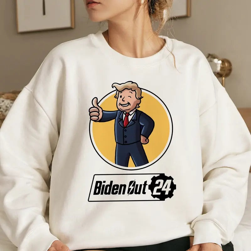 Biden Out Fallout Fallout Movies Shirt Cartoon T-Shirts