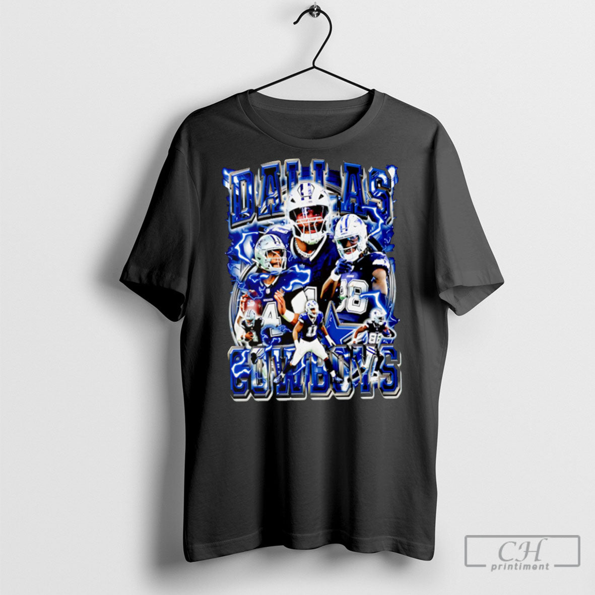 Big 3 Dallas Cowboys Graphic Tee Shirt