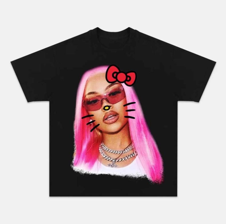 Big Latto Kitty Big Face Hip Hop Lovers Fans T-Shirts