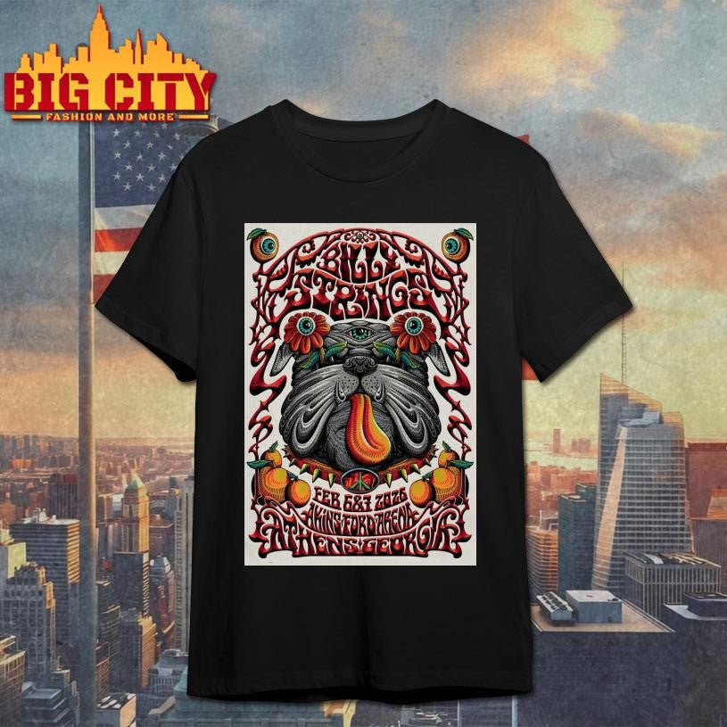 Billy Strings Akins Ford Arena In Athens GA Feb 6-7 2026 Poster Shirt