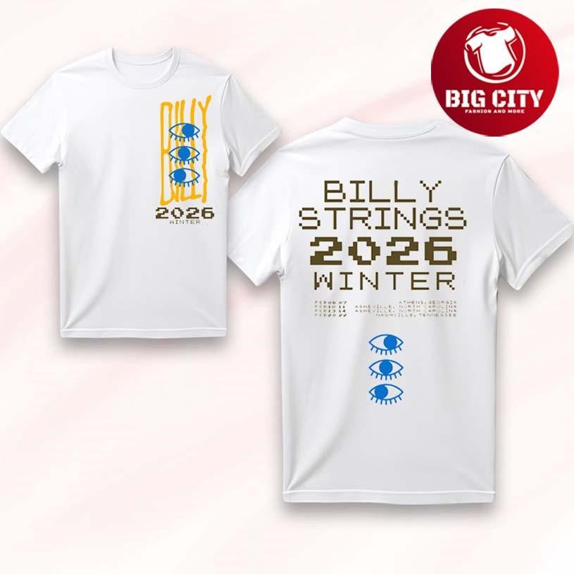 Billy Strings Eyes Ladies 2026 Two Sided Shirt