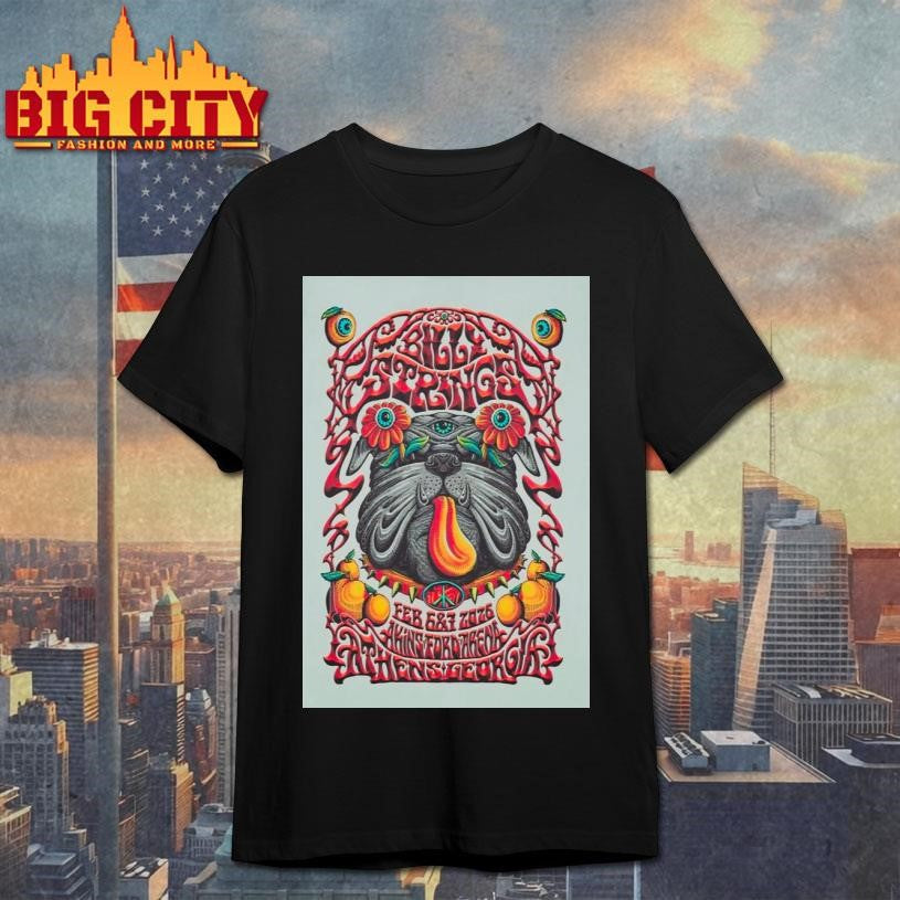 Billy Strings Feb 6-7 2026 Akins Ford Arena Athens GA Tour Poster Shirt