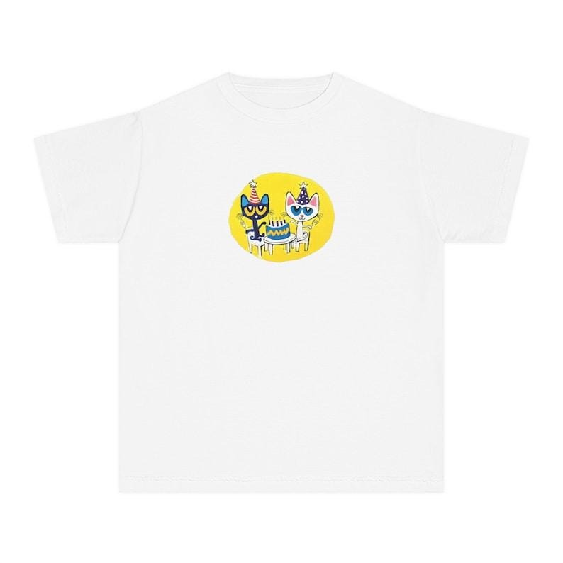 Cake Baby Cool Cat Girl Shirt Retro Cake Coquette Retro Y2k 90s Cotton T-Shirts