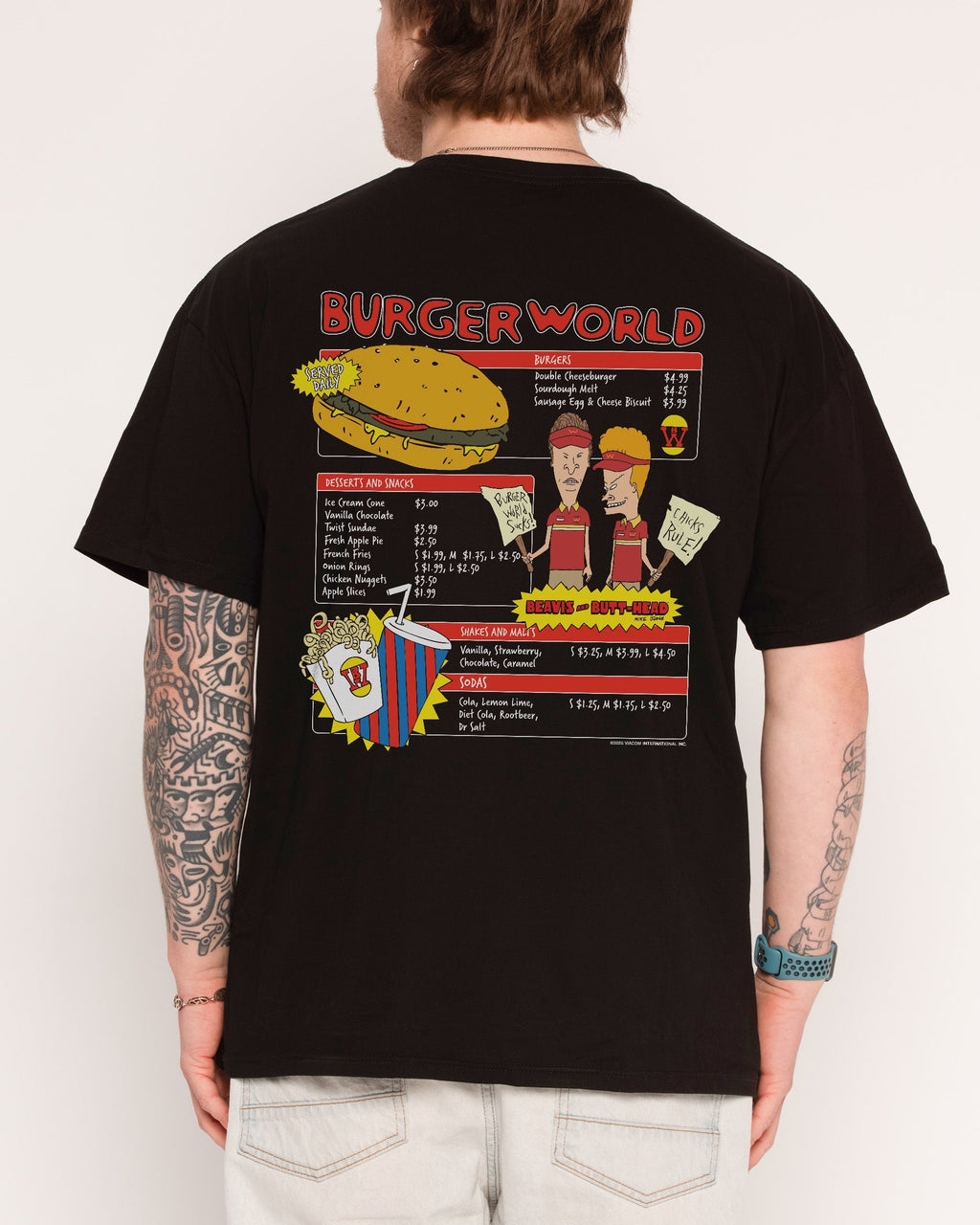 Burger World Oversized Tee