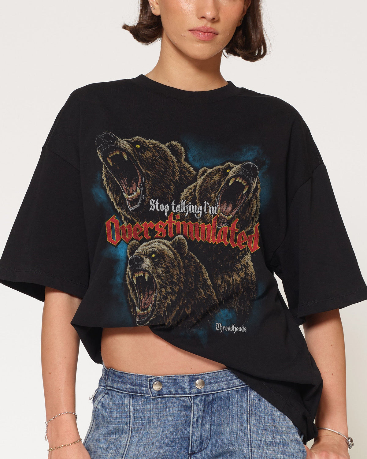 I’m Overstimulated Oversized Tee