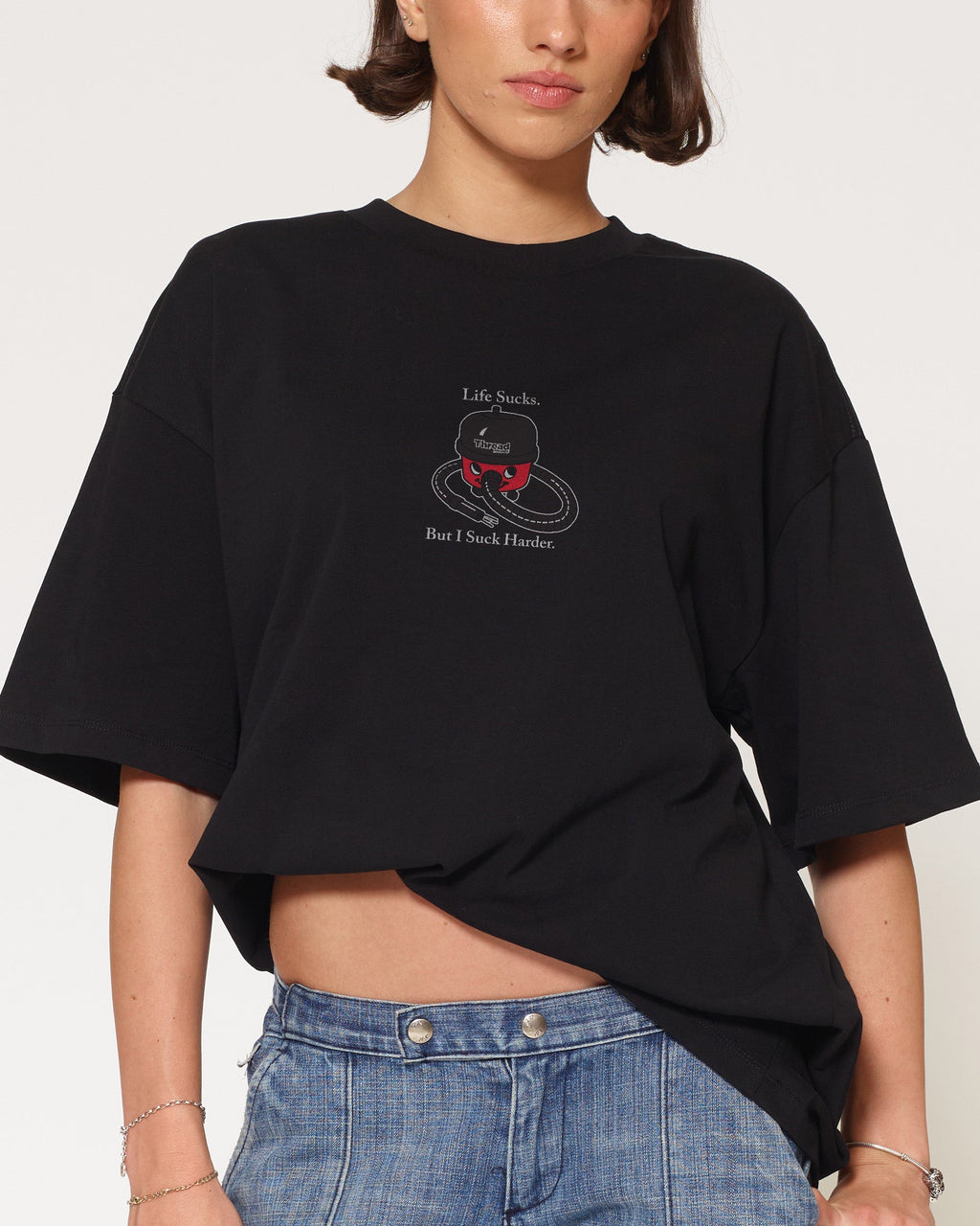 Life Sucks Oversized Tee