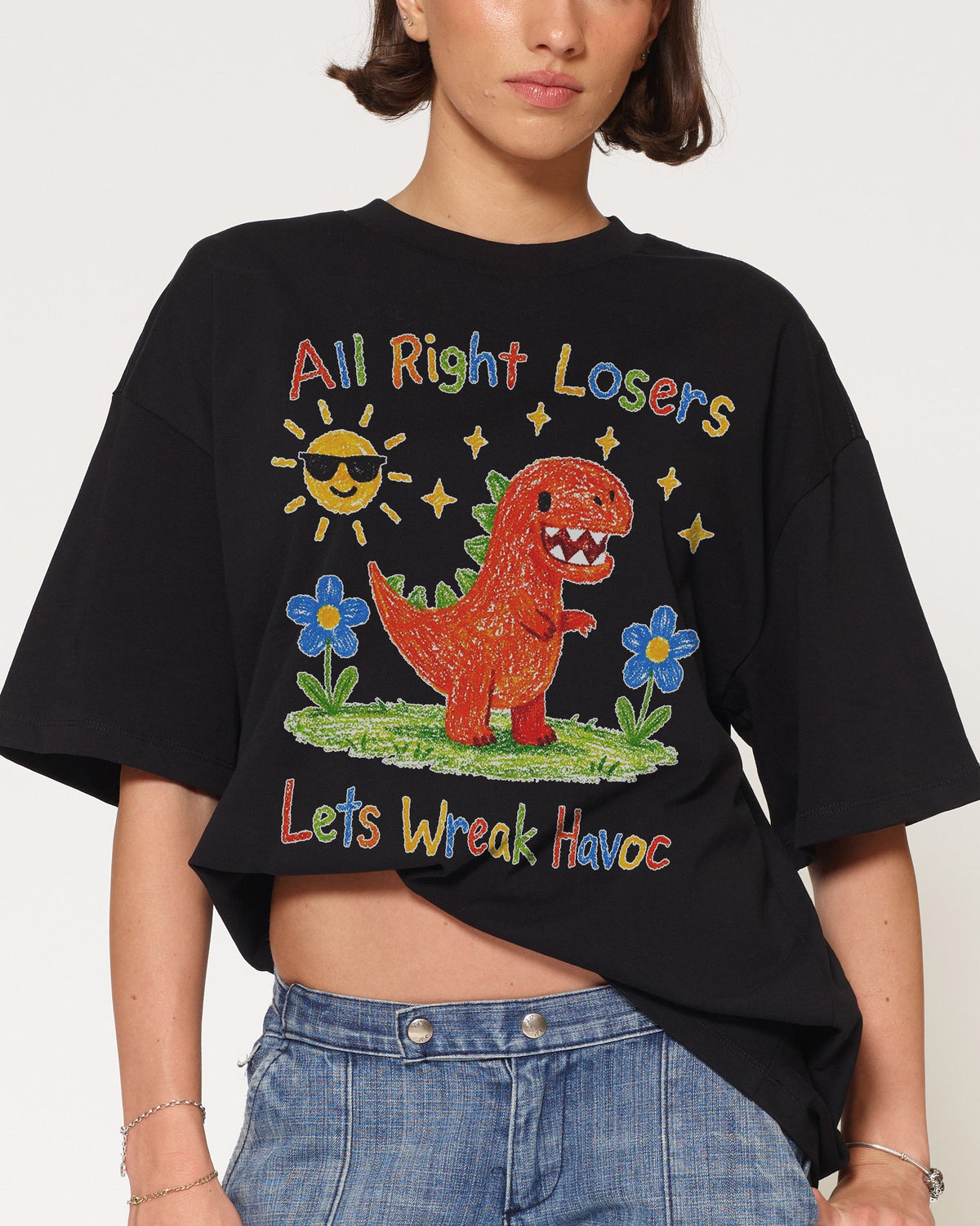 Lets Wreak Havoc Oversized Tee