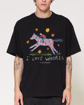 I Love Whores Oversized Tee