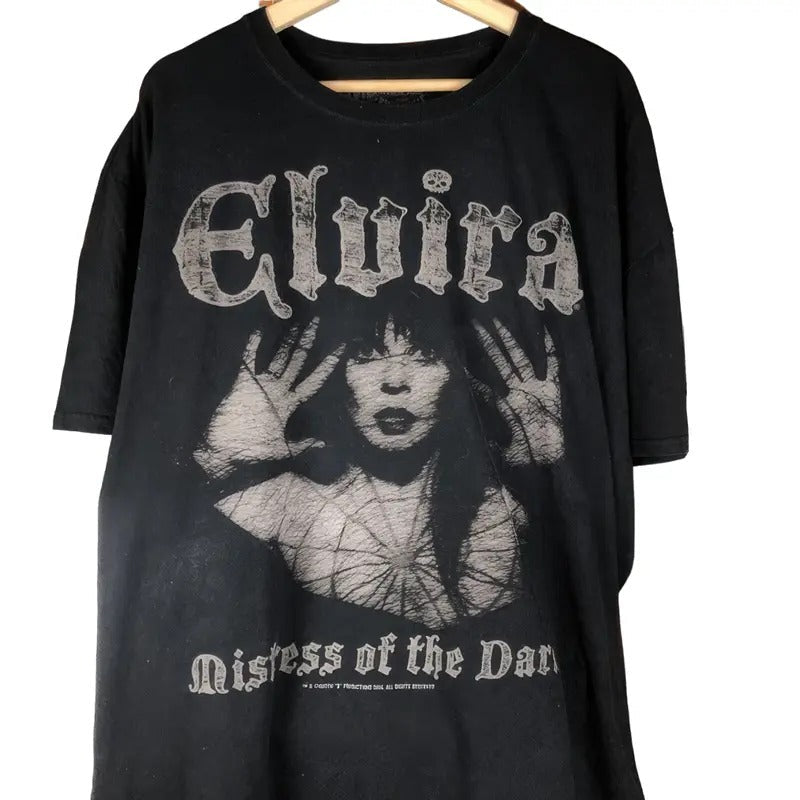 Black Elvira Mistress Darkness T-Shirts