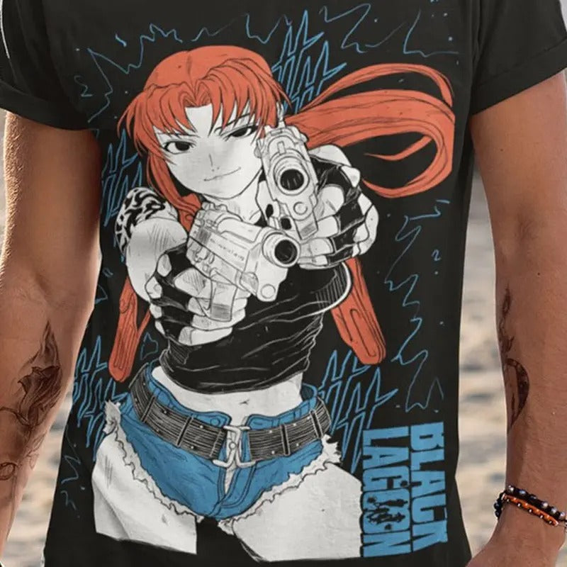 Black Lagoon Revy Anime Black Lagoon Shirt Revy Shirt G 58 Anime Shirt Cool Anime Anime Him Her T-Shirts