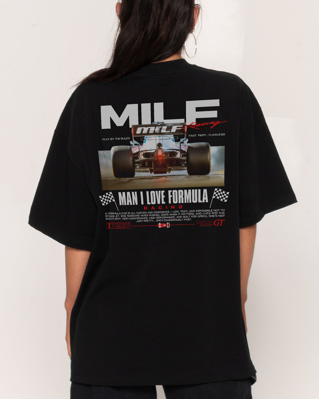 MILF Racing Oversized Tee