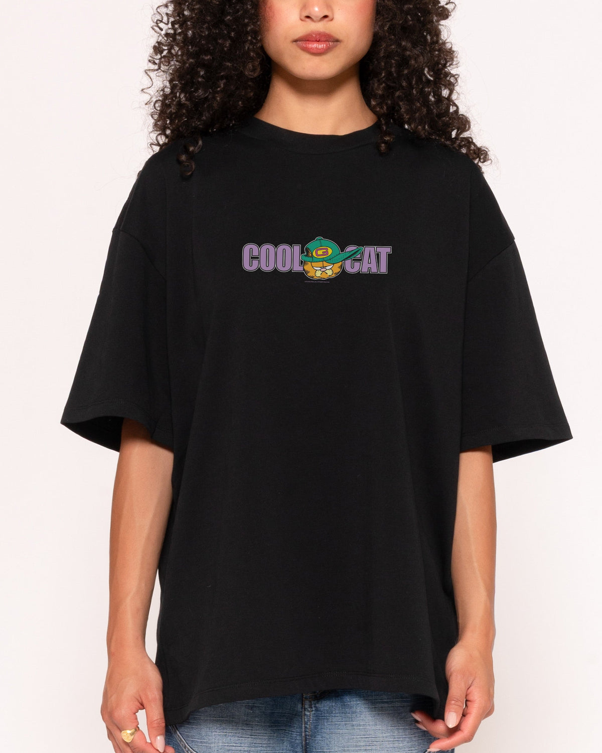 Cool Cat Oversized Tee