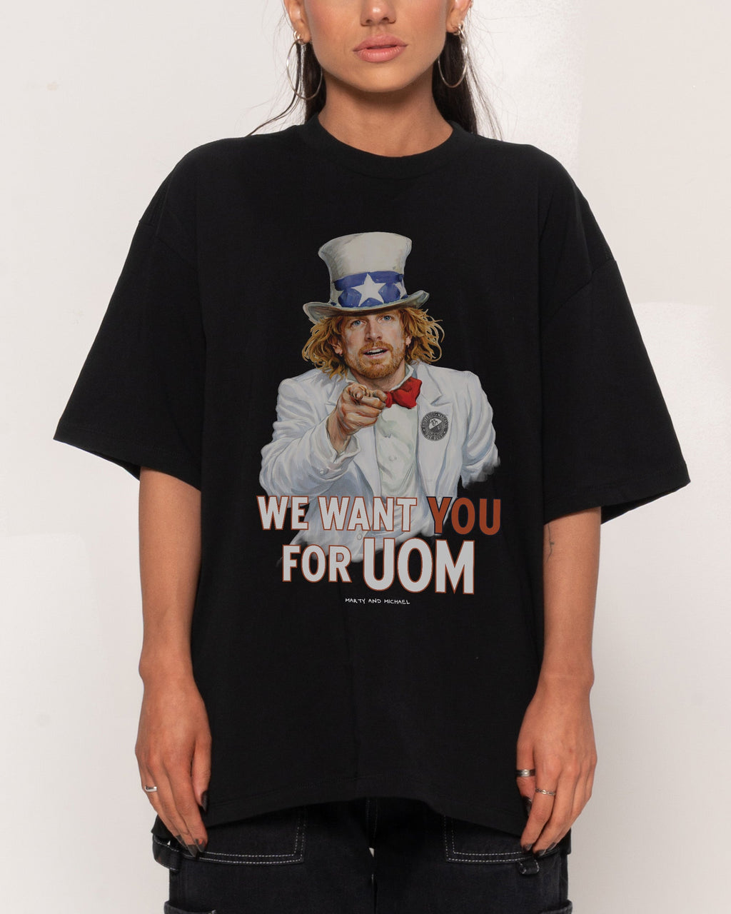 We Want You for Uom Oversized Tee