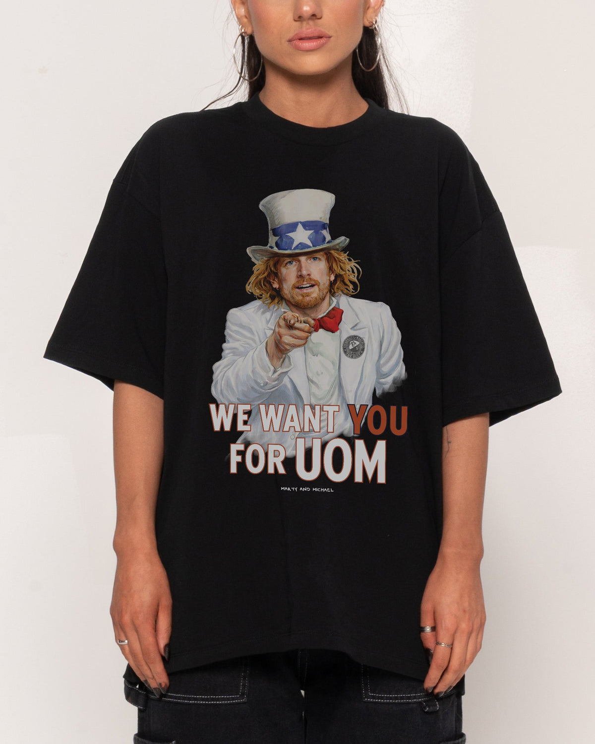 We Want You for Uom Oversized Tee