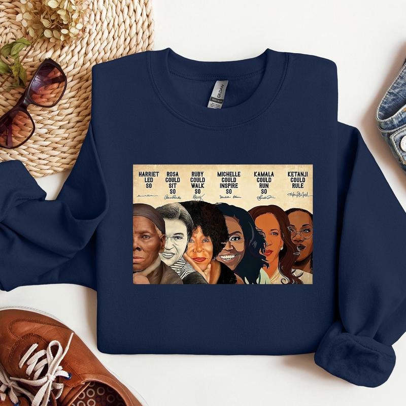 Black Pride Shirt Black Harriet Led Rosa Could Sit Ruby Could Walk Michelle Could Inspire Shirt T-Shirts