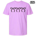 Black Triple Bows Puff Comfort Colors T-Shirts