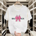 Black White Pink Polka Dot Bows Diamond Like Decorations. Made Pure Cotton Comfort They Are Versatile T-Shirts